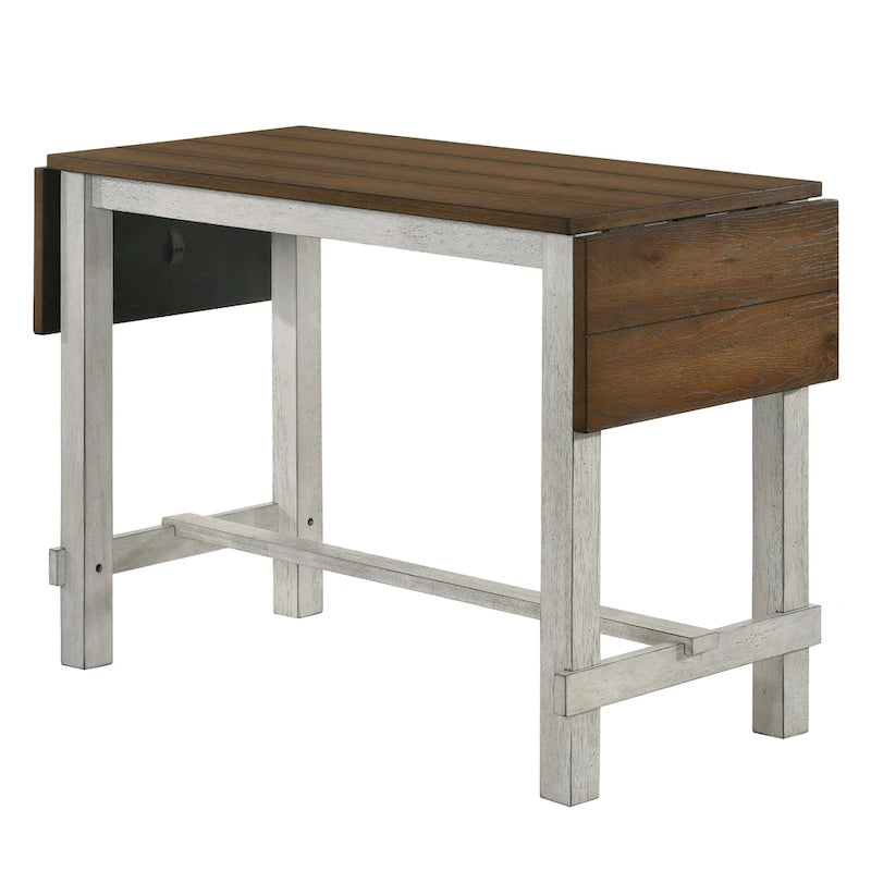 Tarala Farmhouse Wood 5-Piece Counter Height Table and Stool Set by Furniture of America 12