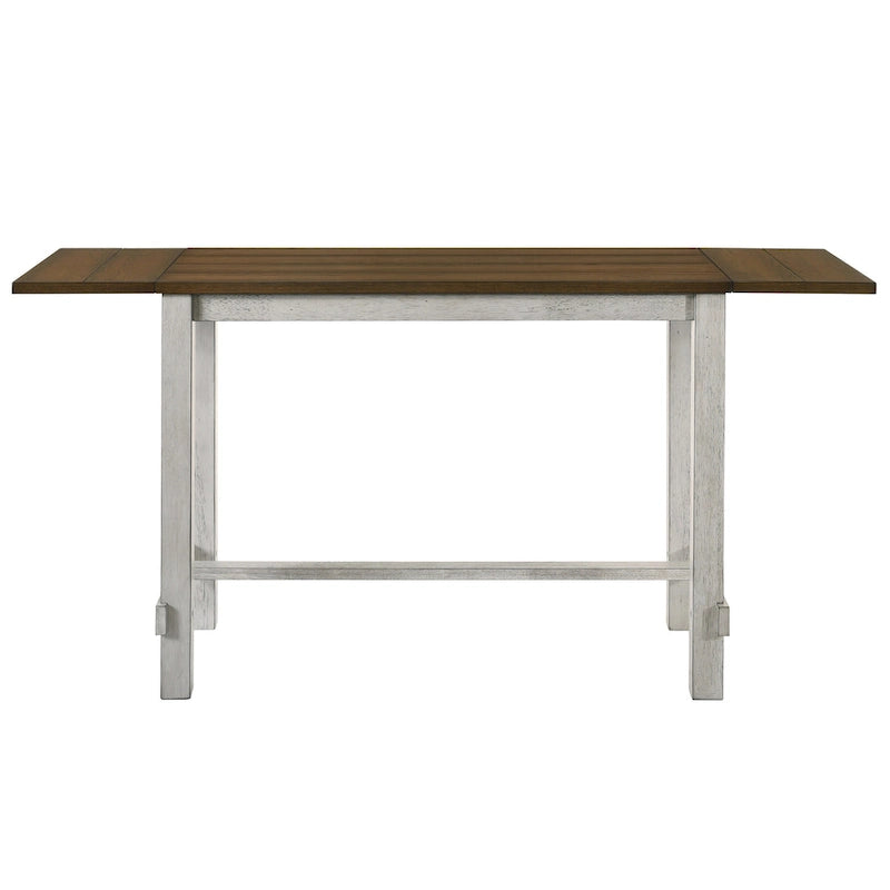 Tarala Farmhouse Wood 5-Piece Counter Height Table and Stool Set by Furniture of America 13