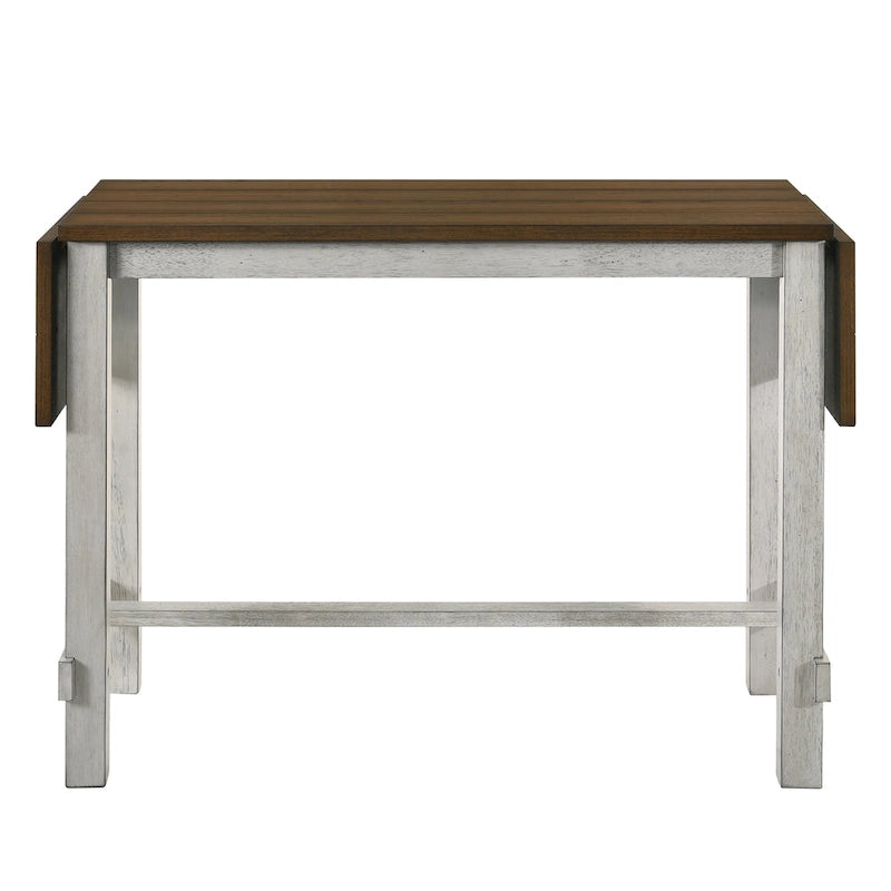 Tarala Farmhouse Wood 5-Piece Counter Height Table and Stool Set by Furniture of America 14