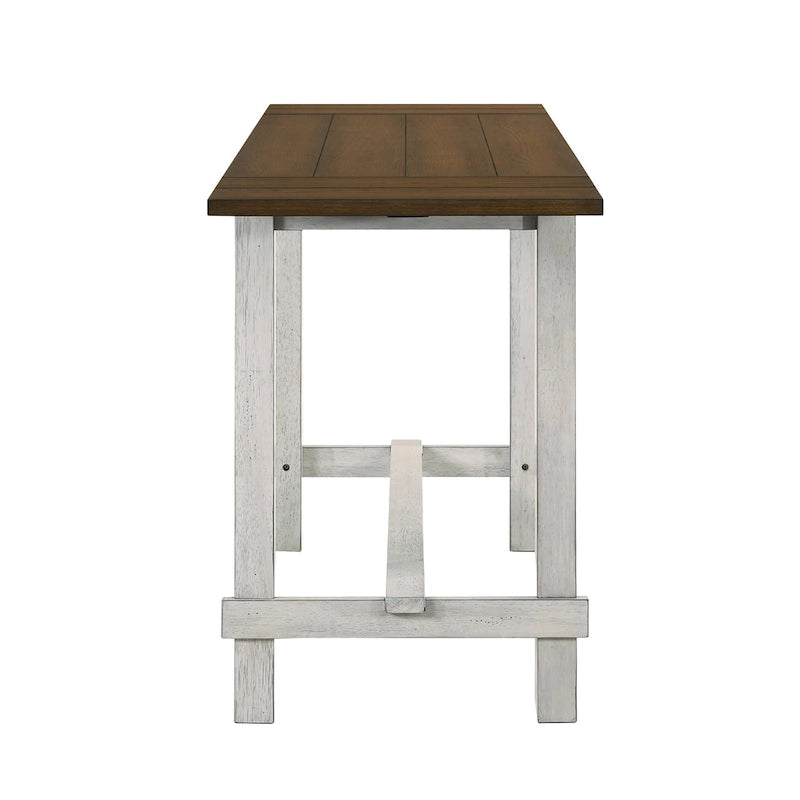 Tarala Farmhouse Wood 5-Piece Counter Height Table and Stool Set by Furniture of America 15