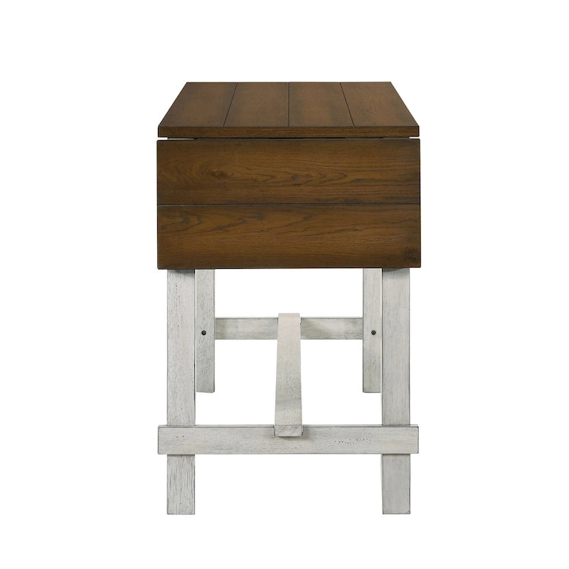 Tarala Farmhouse Wood 5-Piece Counter Height Table and Stool Set by Furniture of America 16