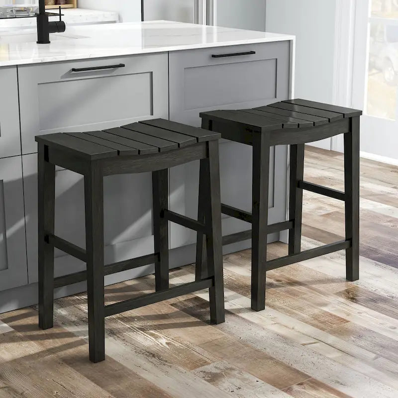 Tarala Farmhouse Wood 5-Piece Counter Height Table and Stool Set by Furniture of America 20