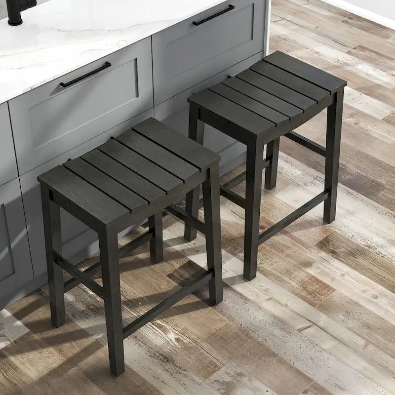 Tarala Farmhouse Wood 5-Piece Counter Height Table and Stool Set by Furniture of America 21