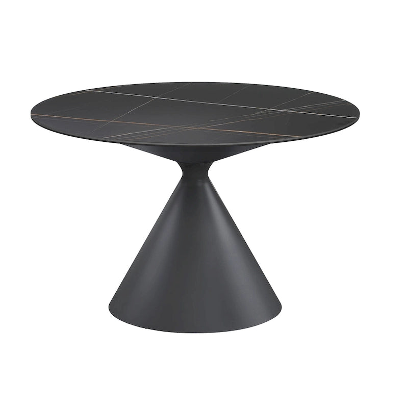 Somette Delphie Ceramic Top Dining Table 4