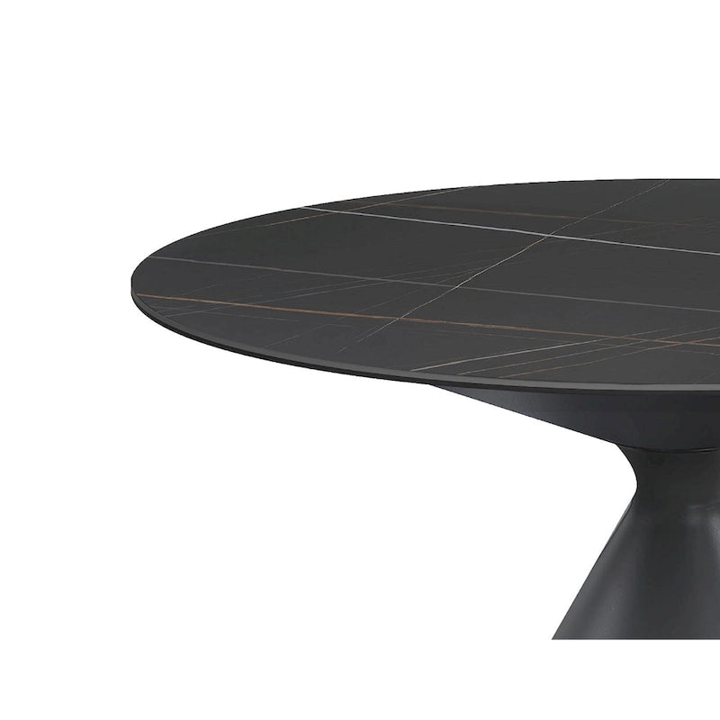 Somette Delphie Ceramic Top Dining Table 5