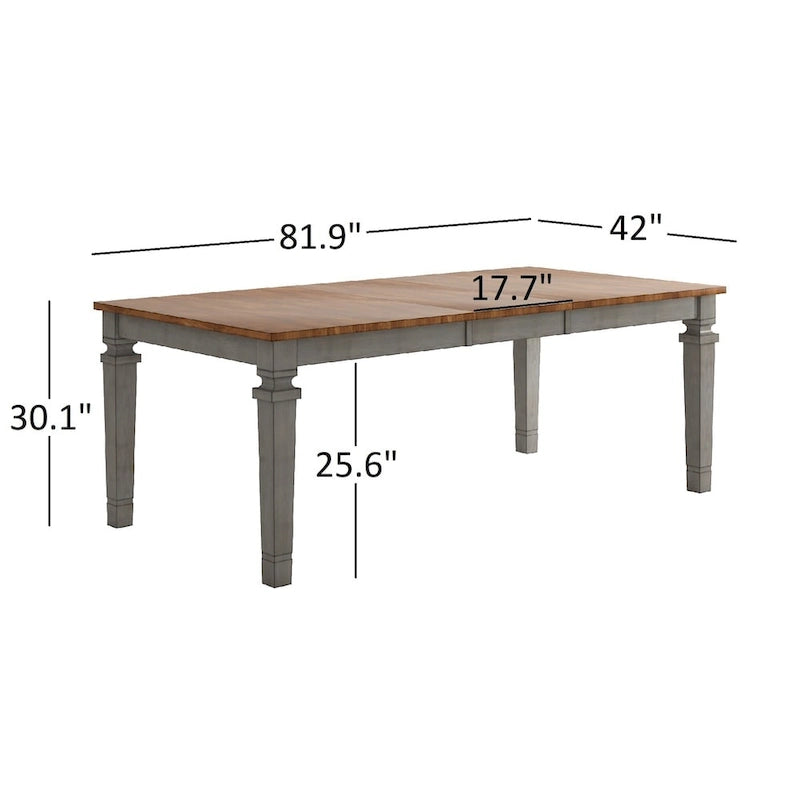 Elena Solid Wood Extendable Dining Table by iNSPIRE Q Classic 5