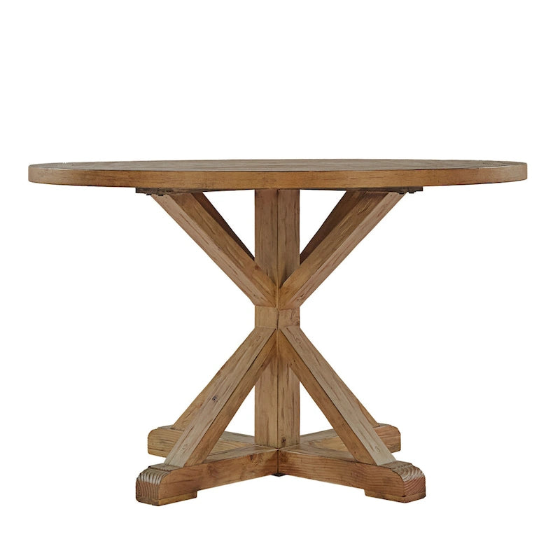 Set da pranzo rotondo Benchwright X-base 48 pollici di iNSPIRE Q Artisan 6