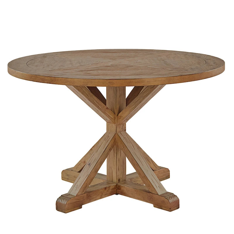 Set da pranzo rotondo Benchwright X-base 48 pollici di iNSPIRE Q Artisan 7