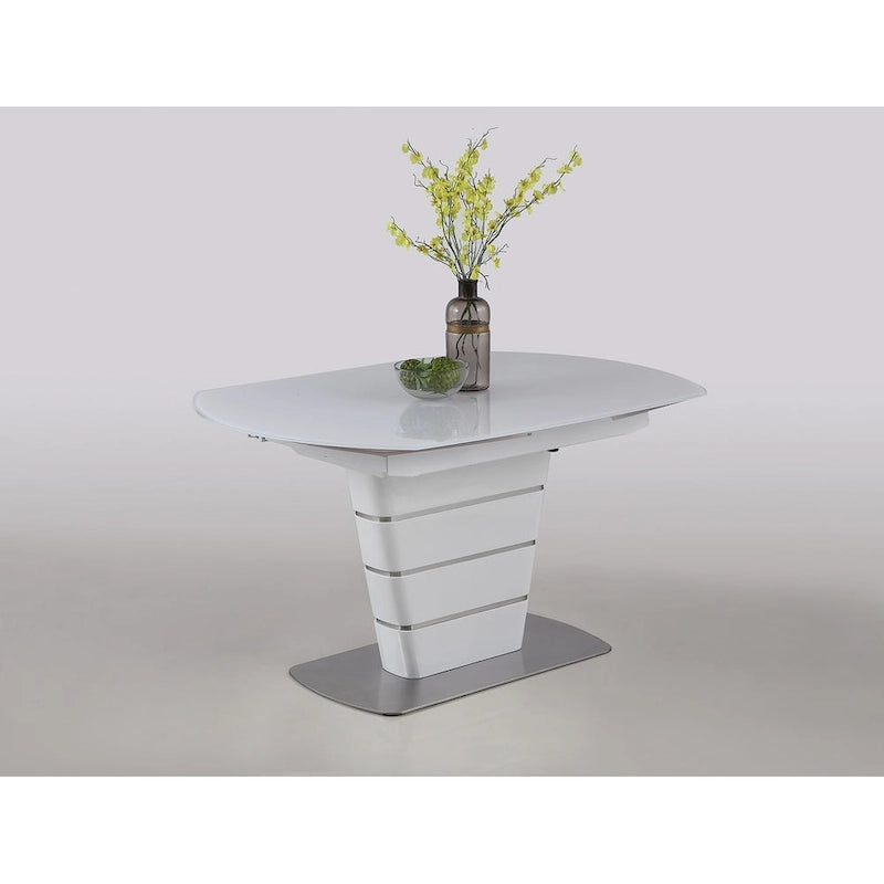 Set da pranzo di 5 pezzi Somette Charlie White Starphire in vetro 3