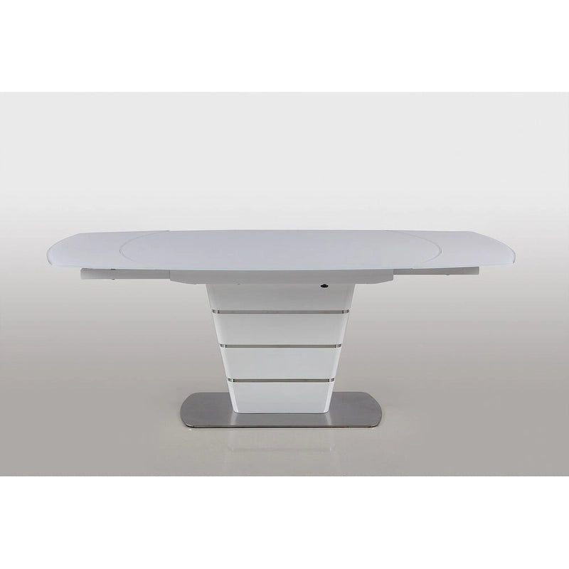 Set da pranzo di 5 pezzi Somette Charlie White Starphire in vetro 6