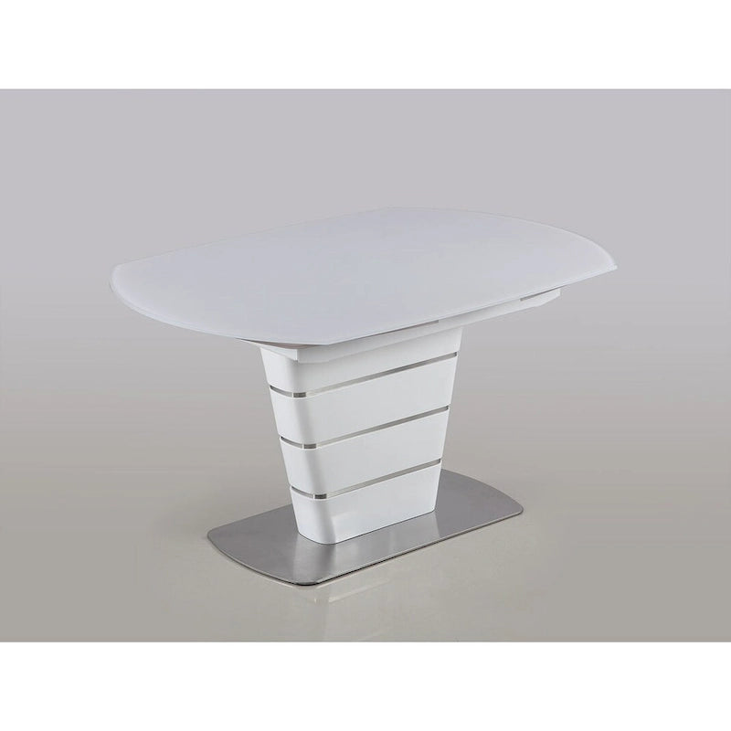 Set da pranzo di 5 pezzi Somette Charlie White Starphire in vetro 7