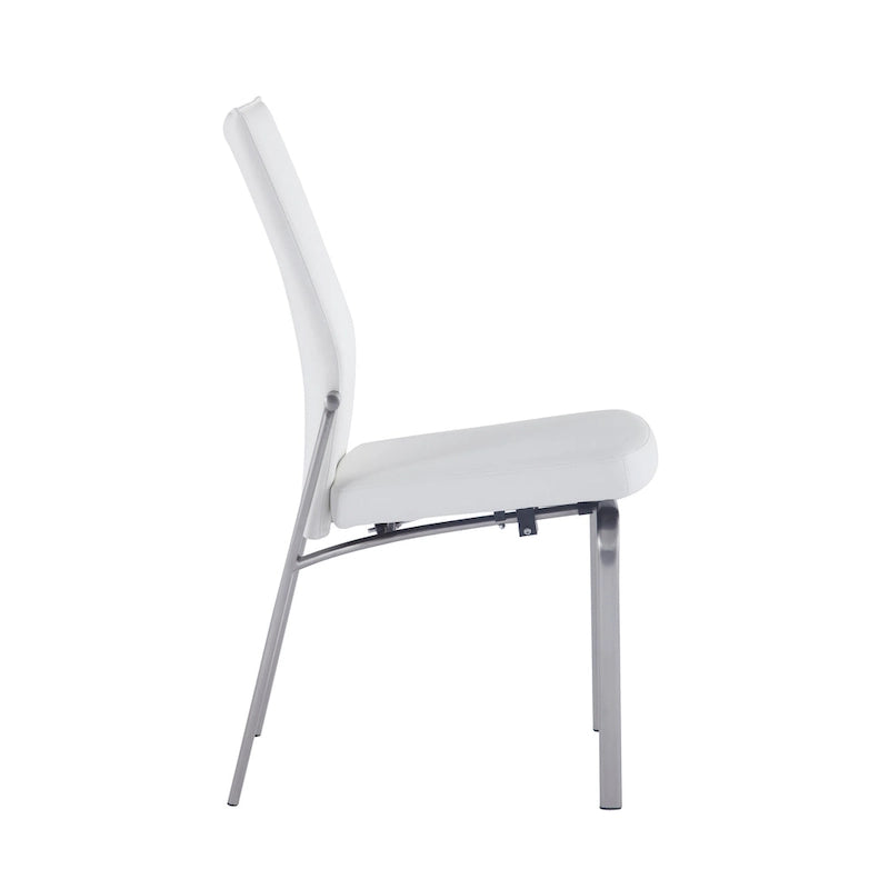 Set da pranzo di 5 pezzi Somette Charlie White Starphire in vetro 13