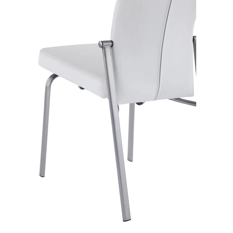 Set da pranzo di 5 pezzi Somette Charlie White Starphire in vetro 14