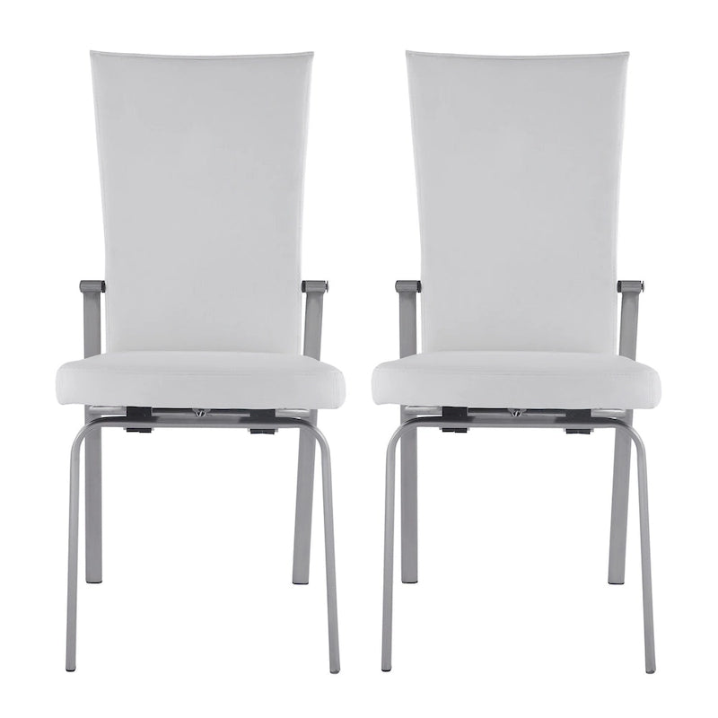 Set da pranzo di 5 pezzi Somette Charlie White Starphire in vetro 15