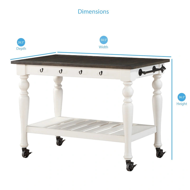 Set da pranzo Steve Silver Jillian Farmhouse ad altezza bancone 11
