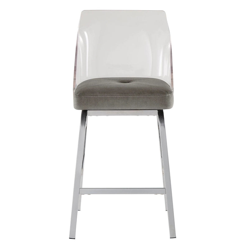 Lennox Velvet Counter Height Stools (Set of 2) by iNSPIRE Q Bold 23