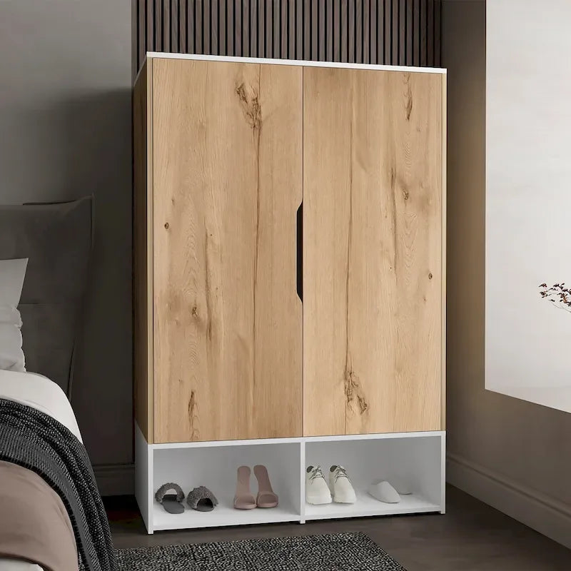 FM Furniture Rose Double Armoire with Hanging Rod 19