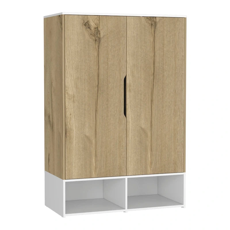 FM Furniture Rose Double Armoire with Hanging Rod