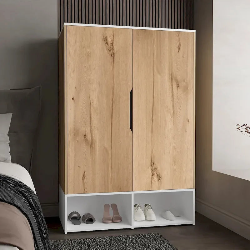 FM Furniture Rose Double Armoire with Hanging Rod 15