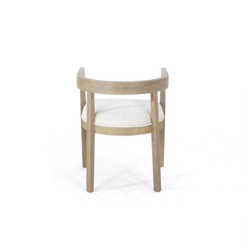Set da pranzo da 7 pezzi Hudson in tessuto e legno di Christopher Knight Home 17