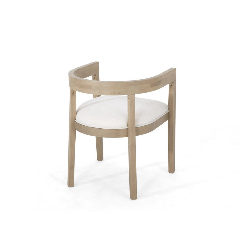 Set da pranzo da 7 pezzi Hudson in tessuto e legno di Christopher Knight Home 24