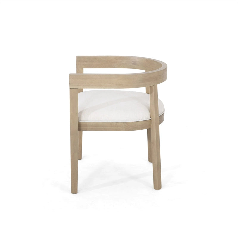 Set da pranzo da 7 pezzi Hudson in tessuto e legno di Christopher Knight Home 25