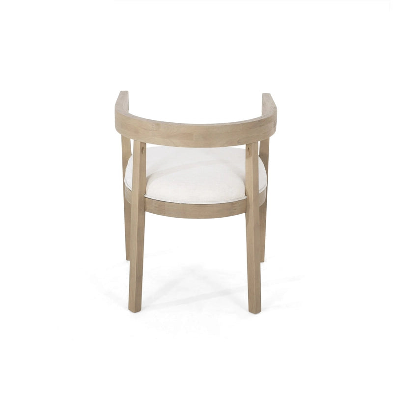 Set da pranzo da 7 pezzi Hudson in tessuto e legno di Christopher Knight Home 27