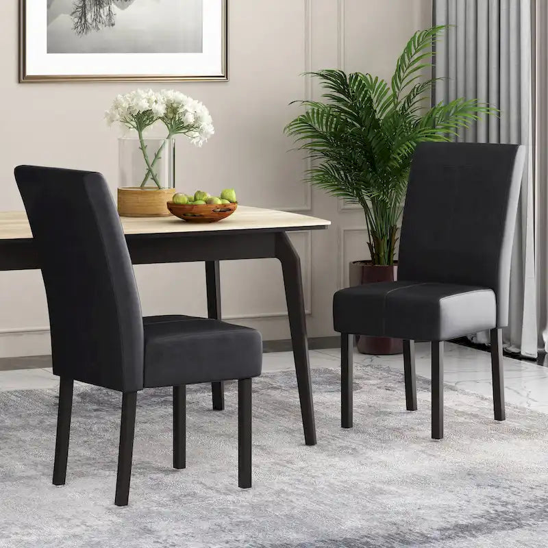 Pertica Upholstered T-Stitch Dining Chairs (Set of 2) by Christopher Knight Home 34