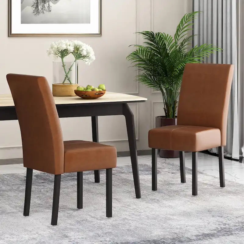 Pertica Upholstered T-Stitch Dining Chairs (Set of 2) by Christopher Knight Home 35