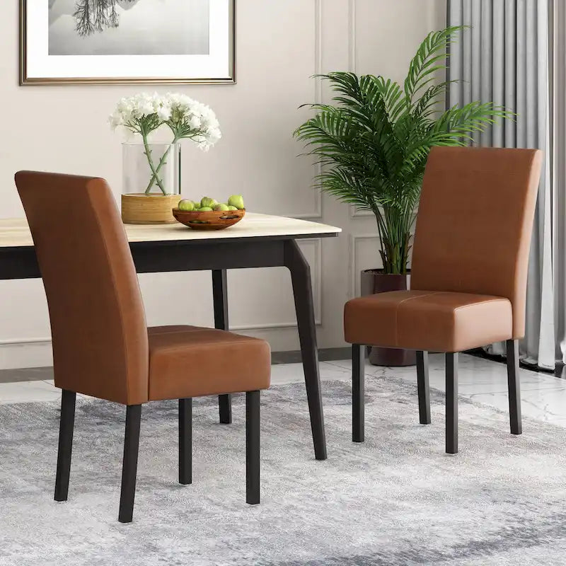 Pertica Upholstered T-Stitch Dining Chairs (Set of 2) by Christopher Knight Home 3