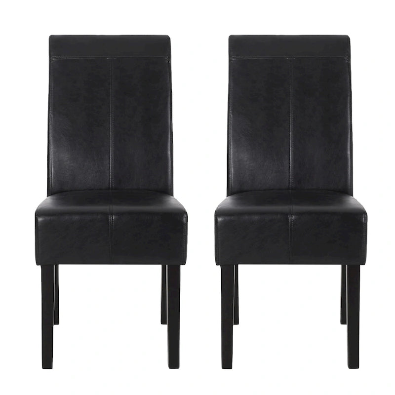 Pertica Upholstered T-Stitch Dining Chairs (Set of 2) by Christopher Knight Home 4