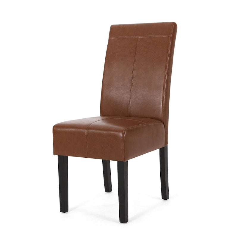 Pertica Upholstered T-Stitch Dining Chairs (Set of 2) by Christopher Knight Home 25