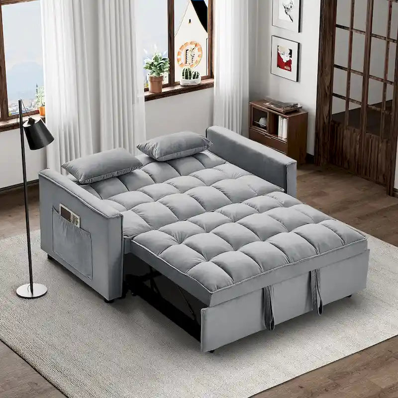 Ouyessir 3 in 1 Multi-Functional Convertible Sleeper Sofa Bed 3