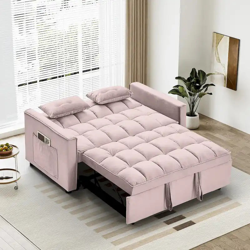 Ouyessir 3 in 1 Multi-Functional Convertible Sleeper Sofa Bed 4
