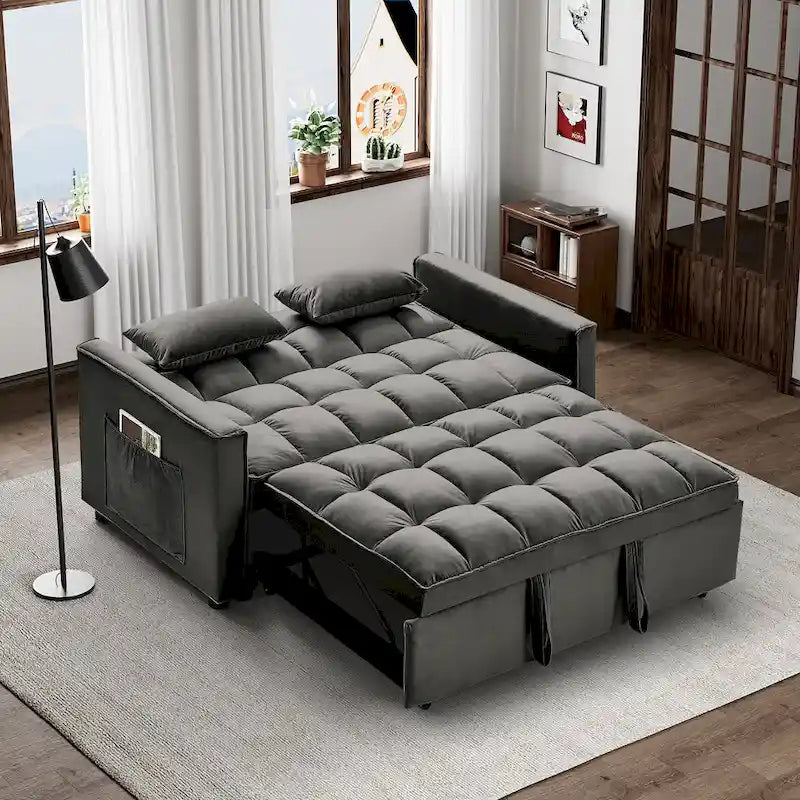 Ouyessir 3 in 1 Multi-Functional Convertible Sleeper Sofa Bed 7