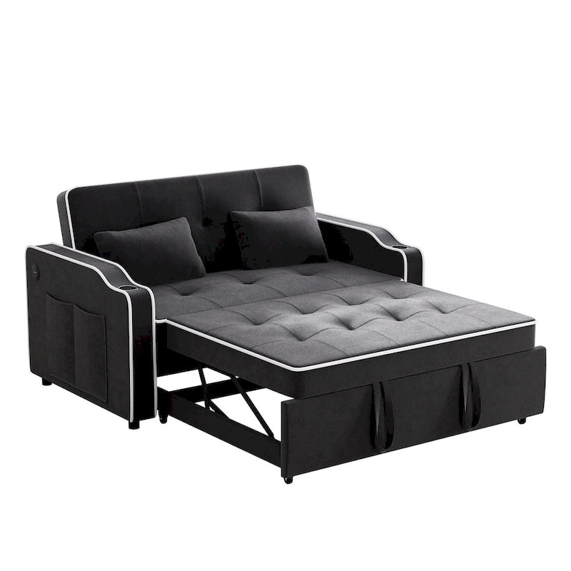 Ouyessir 3 in 1 Multi-Functional Convertible Sleeper Sofa Bed 17