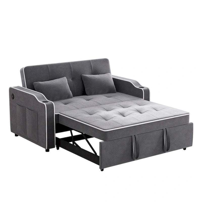 Ouyessir 3 in 1 Multi-Functional Convertible Sleeper Sofa Bed 33