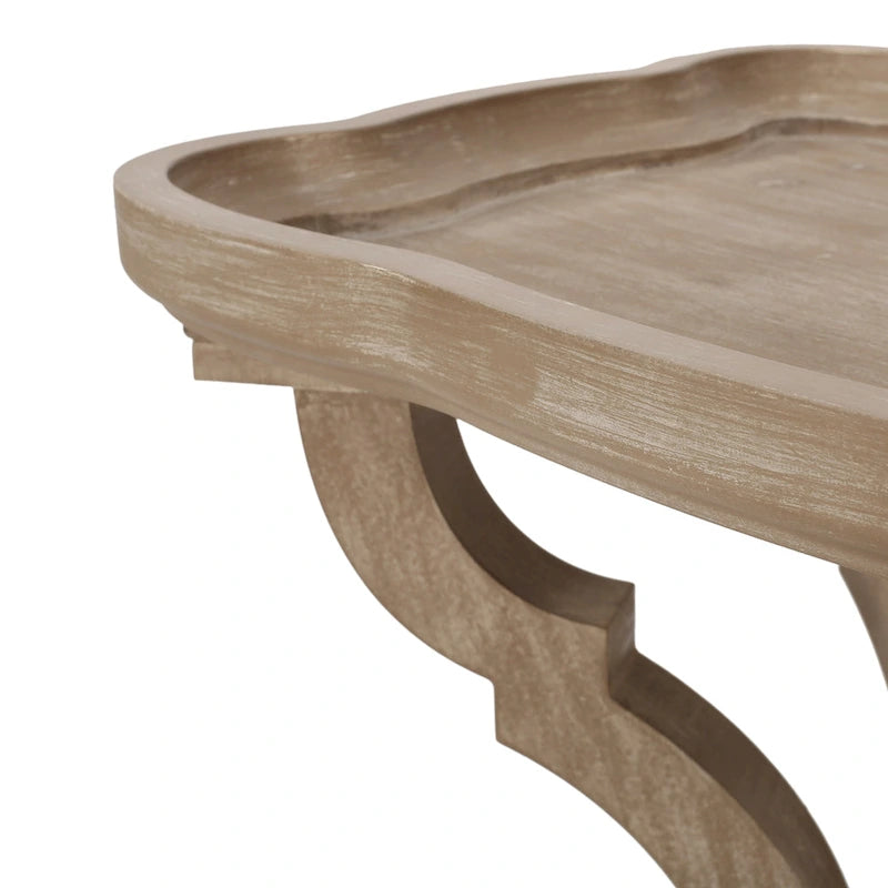 Tavolino con accenti campestri francesi Ouray con piano rettangolare di Christopher Knight Home 6