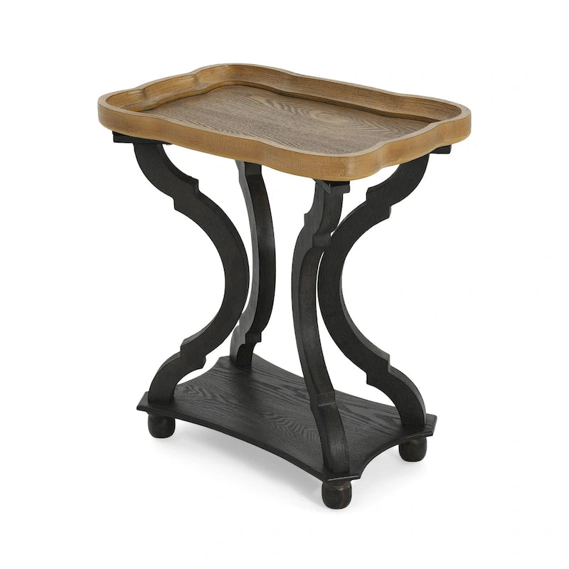 Tavolino con accenti campestri francesi Ouray con piano rettangolare di Christopher Knight Home 20