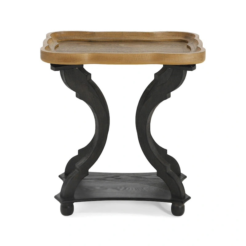 Tavolino con accenti campestri francesi Ouray con piano rettangolare di Christopher Knight Home 22
