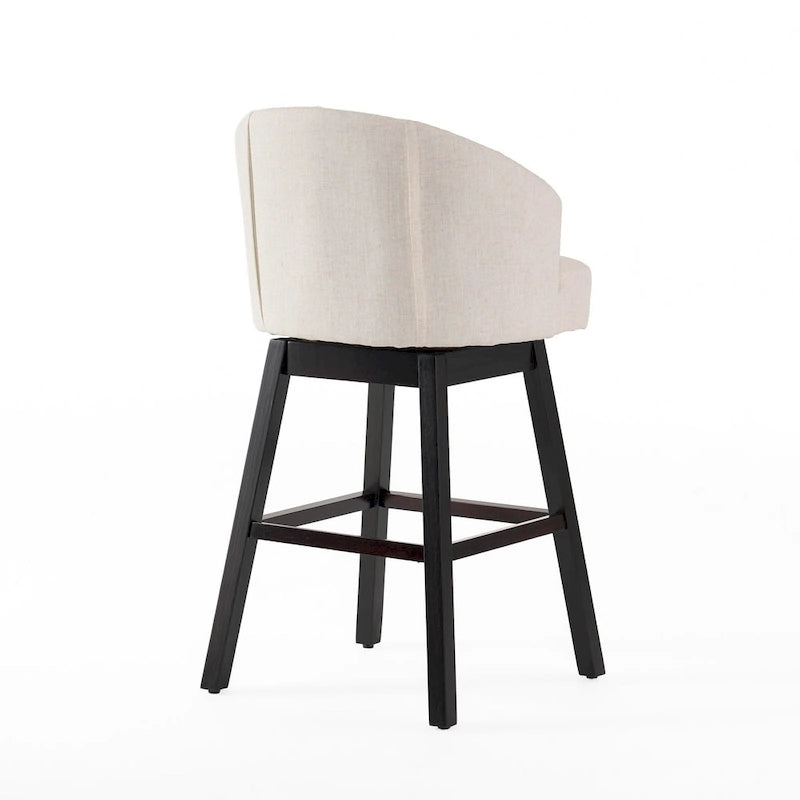 Sgabelli da bar girevoli Ogden beige (set da 2) di Christopher Knight Home 8