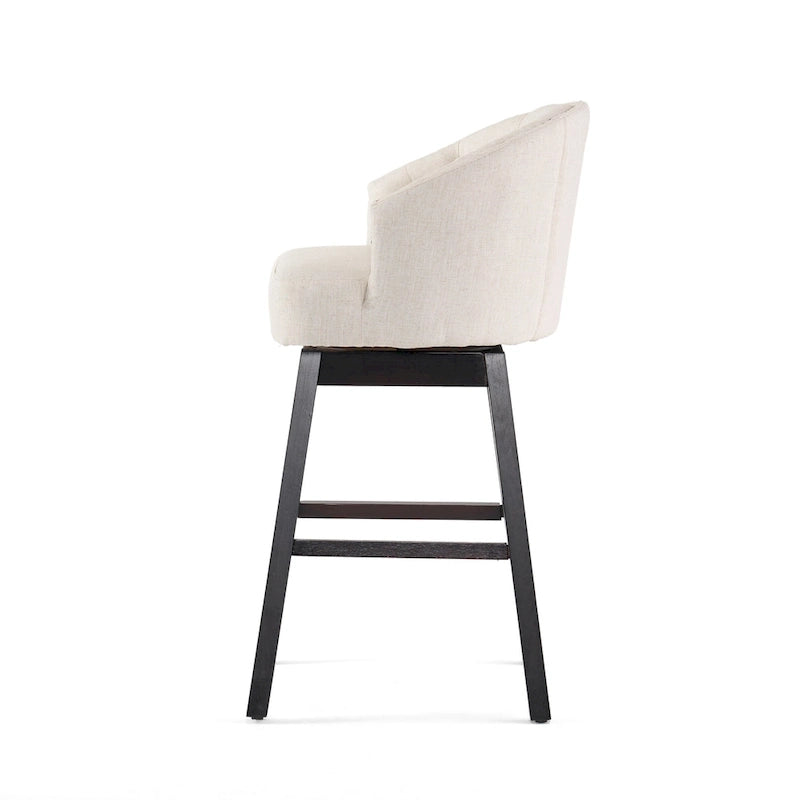 Sgabelli da bar girevoli Ogden beige (set da 2) di Christopher Knight Home 13