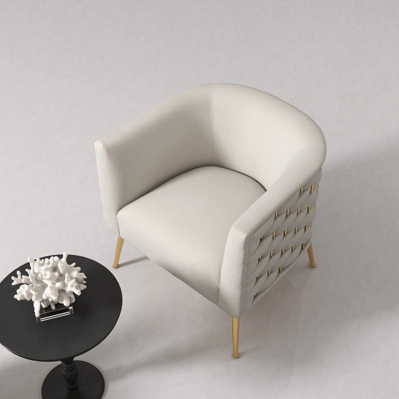 SEYNAR Poltrona rotonda in velluto Mid-Century Modern per soggiorno, set da 2 10