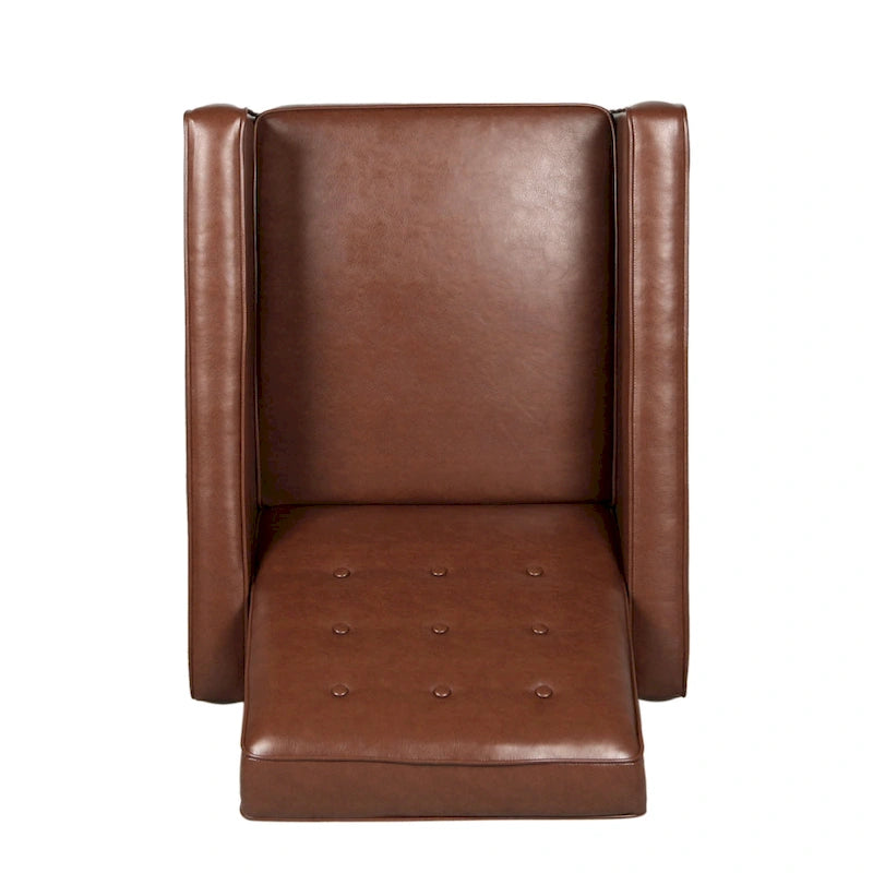 Mervynn Mid-century Button Tufted Recliners (Set of 2) by Christopher Knight Home 7