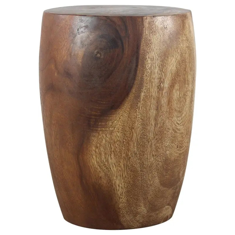 Haussmann Wood Merlot End Table 15 D x 20 inch High Walnut Oil - 15 x 15 x 20 2