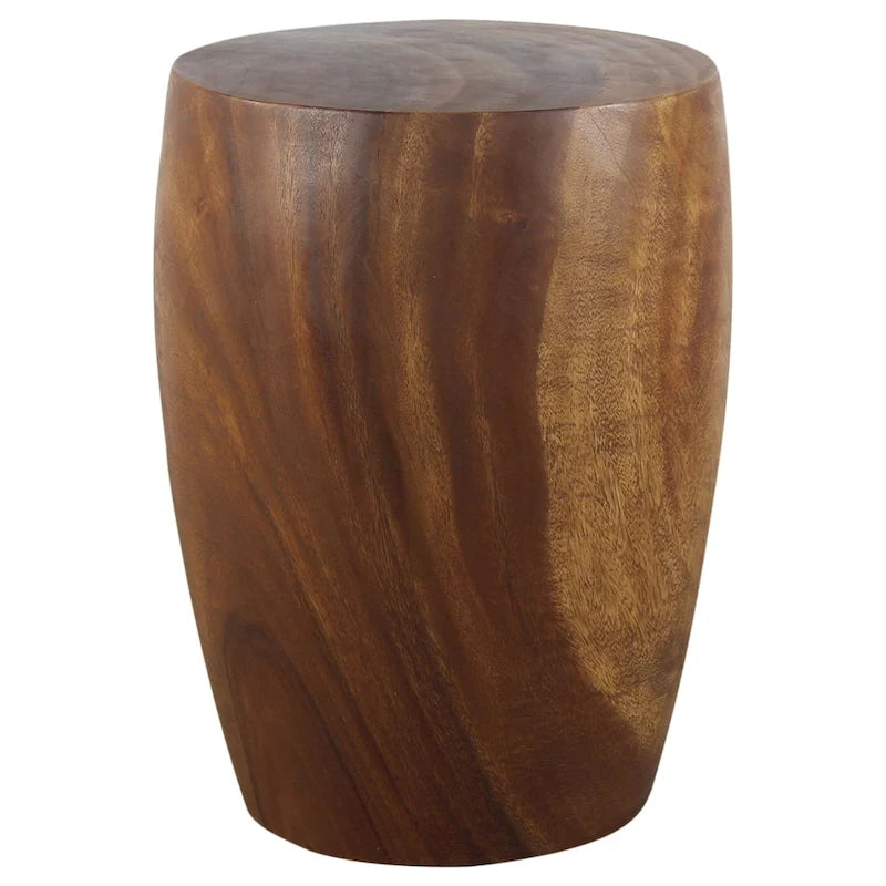 Haussmann Wood Merlot End Table 15 D x 20 inch High Walnut Oil - 15 x 15 x 20 3