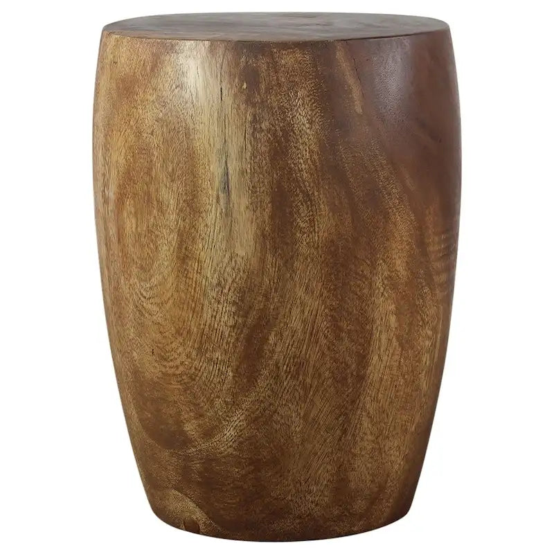 Haussmann Wood Merlot End Table 15 D x 20 inch High Walnut Oil - 15 x 15 x 20 4