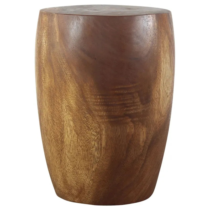 Haussmann Wood Merlot End Table 15 D x 20 inch High Walnut Oil - 15 x 15 x 20 5