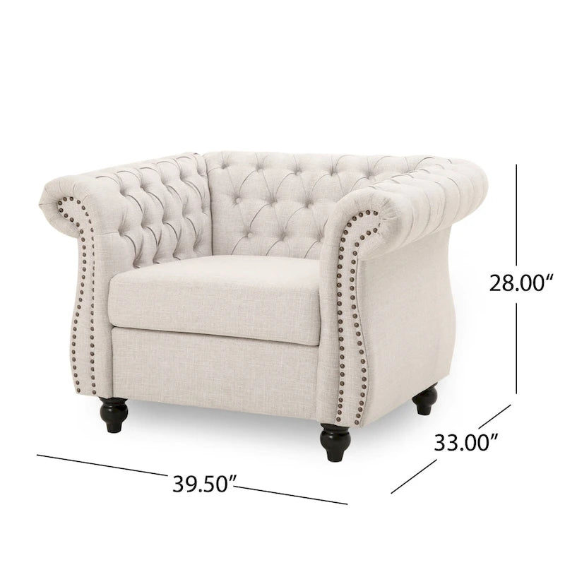 Poltrona club Chesterfield Westminster di Christopher Knight Home 12