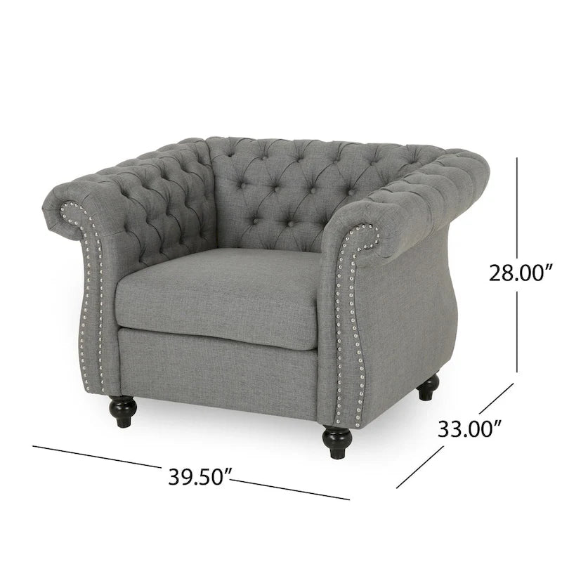 Poltrona club Chesterfield Westminster di Christopher Knight Home 19